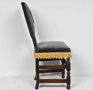 17th Century Armorial Clan Chairs in velvet